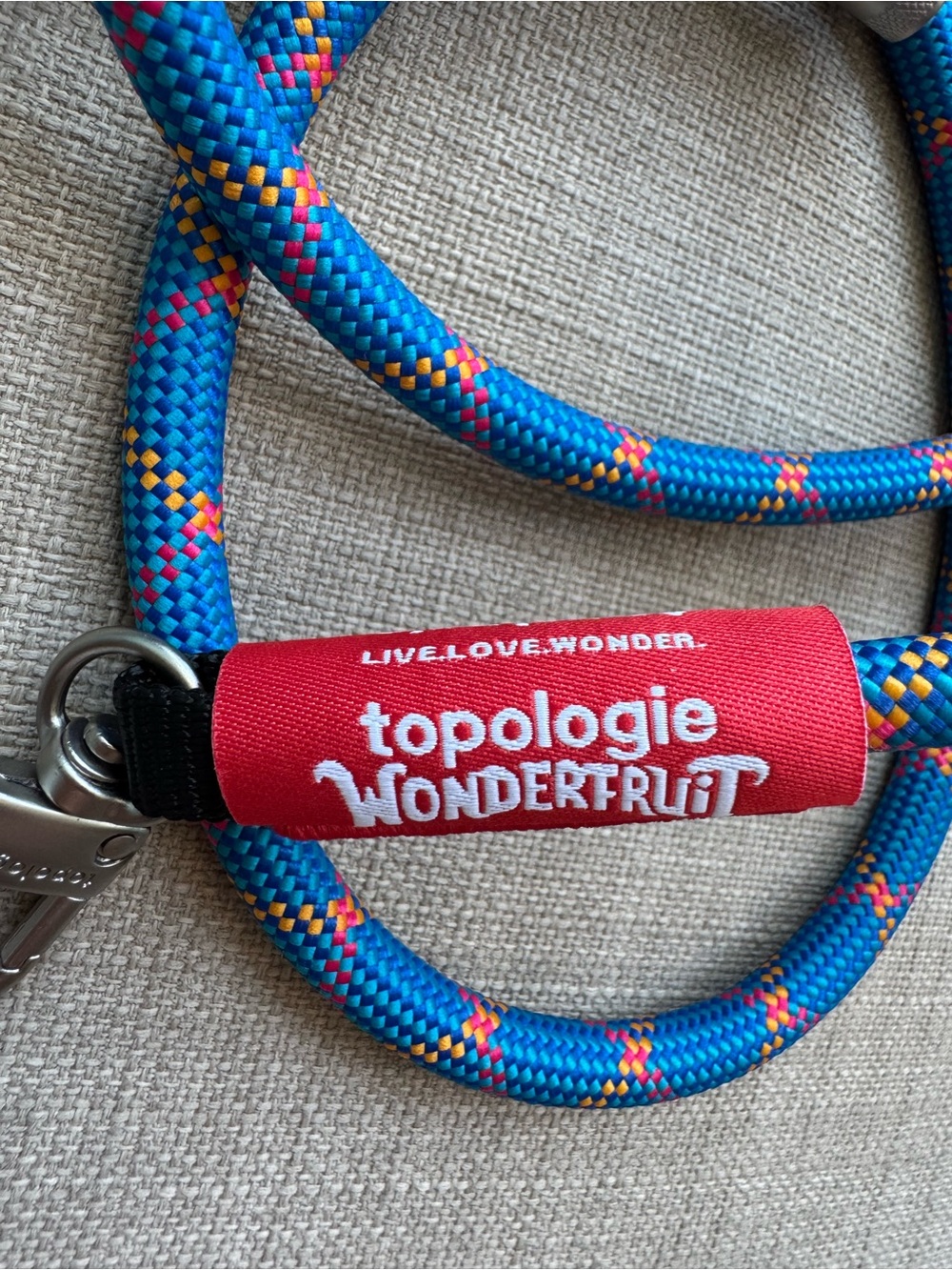 Topologie x Wonderfruit 8mm Rope Lanyard - Blue - Picture 5 of 8